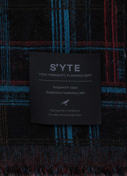 CHECK JACQUARD STOLE