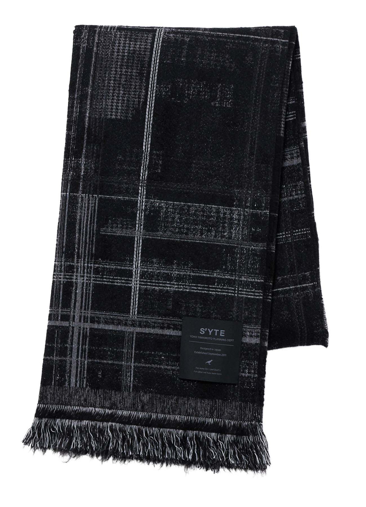 CHECK JACQUARD STOLE
