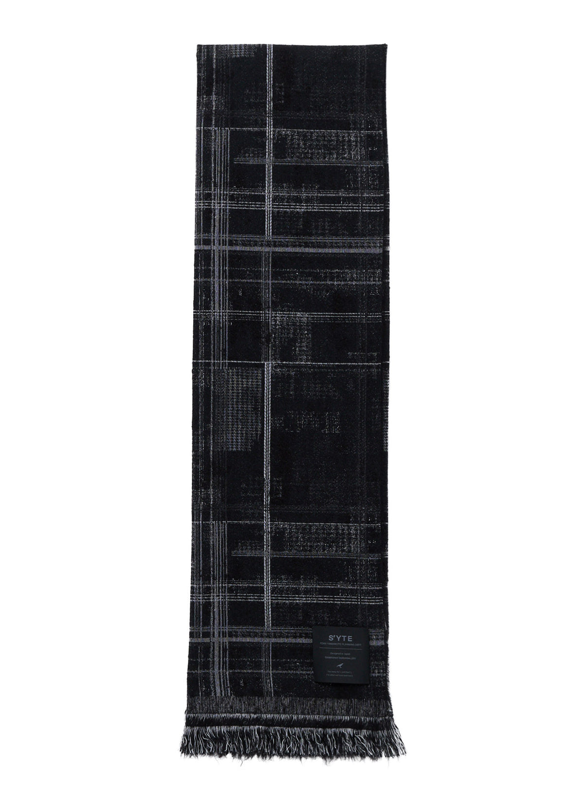CHECK JACQUARD STOLE