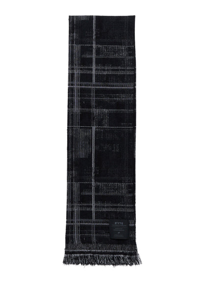 CHECK JACQUARD STOLE