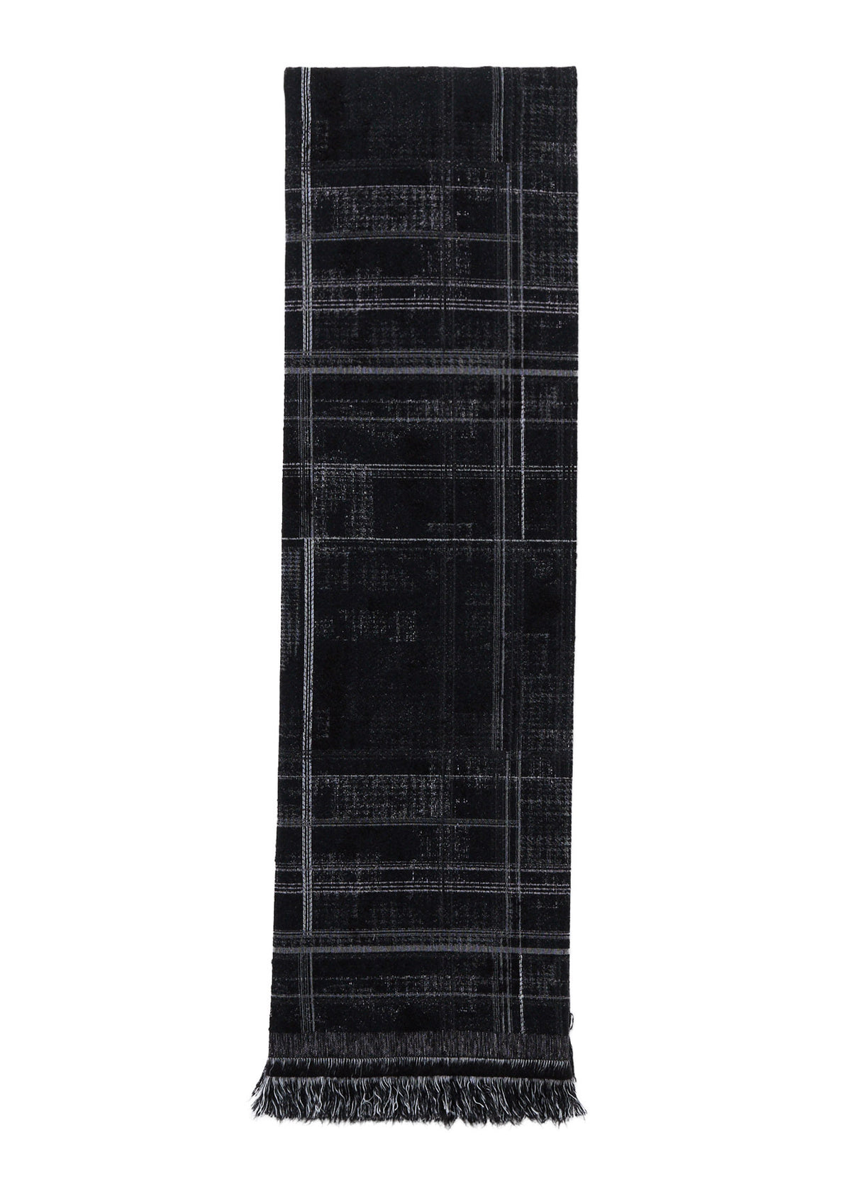 CHECK JACQUARD STOLE