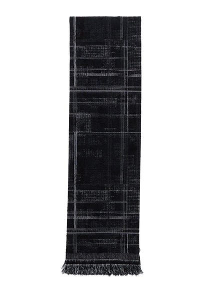 CHECK JACQUARD STOLE