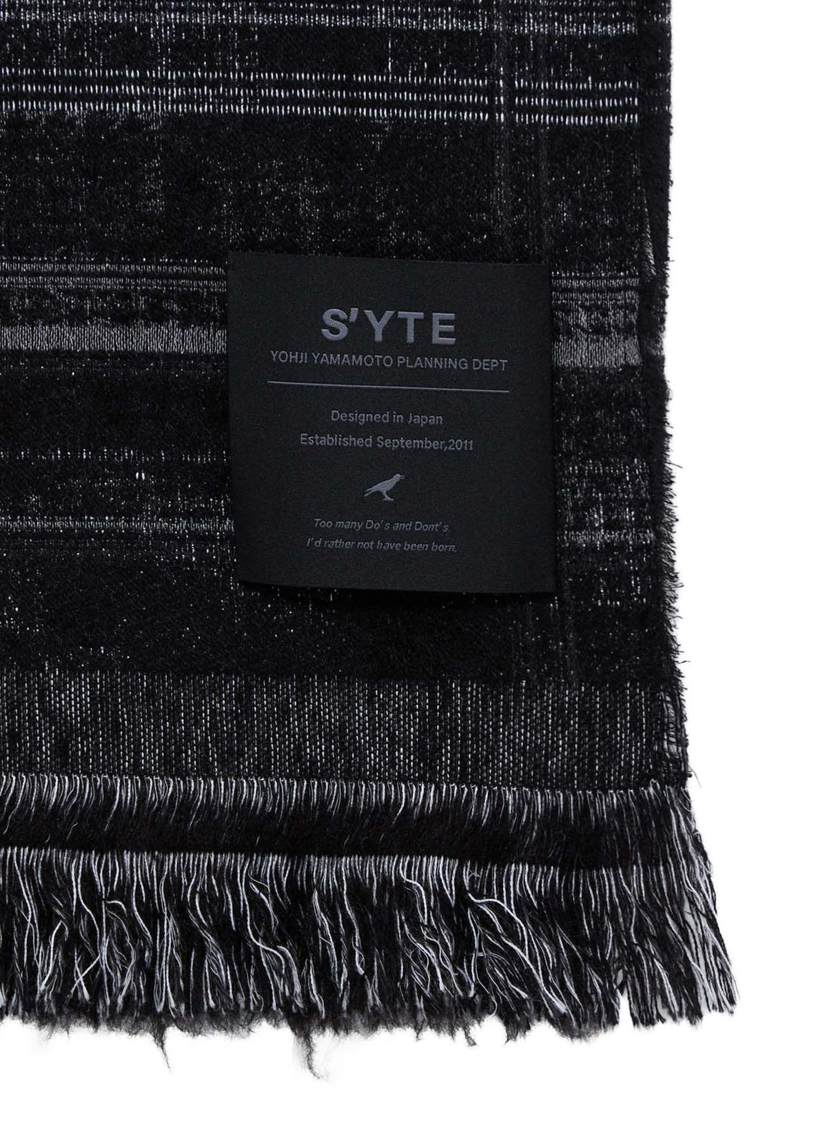 CHECK JACQUARD STOLE