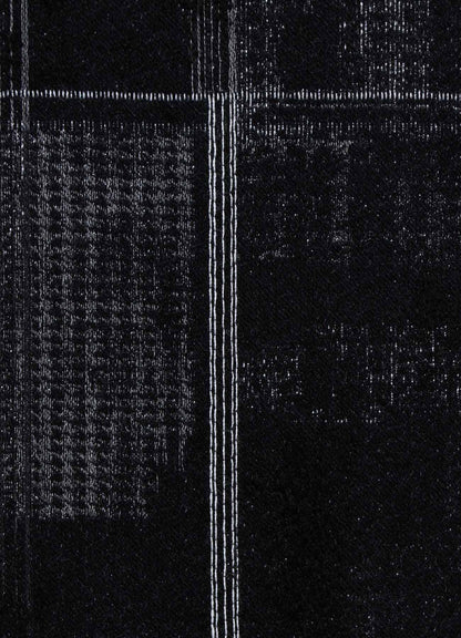 CHECK JACQUARD STOLE