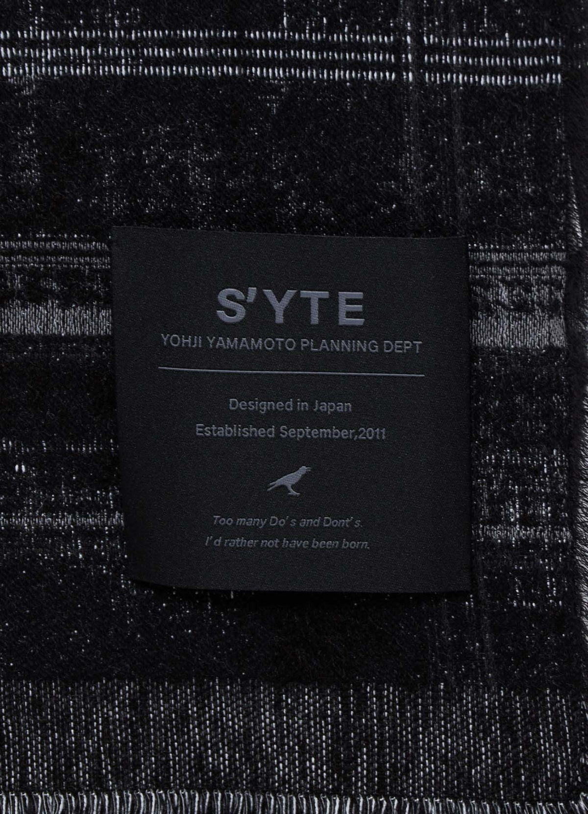 CHECK JACQUARD STOLE