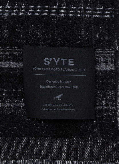 CHECK JACQUARD STOLE