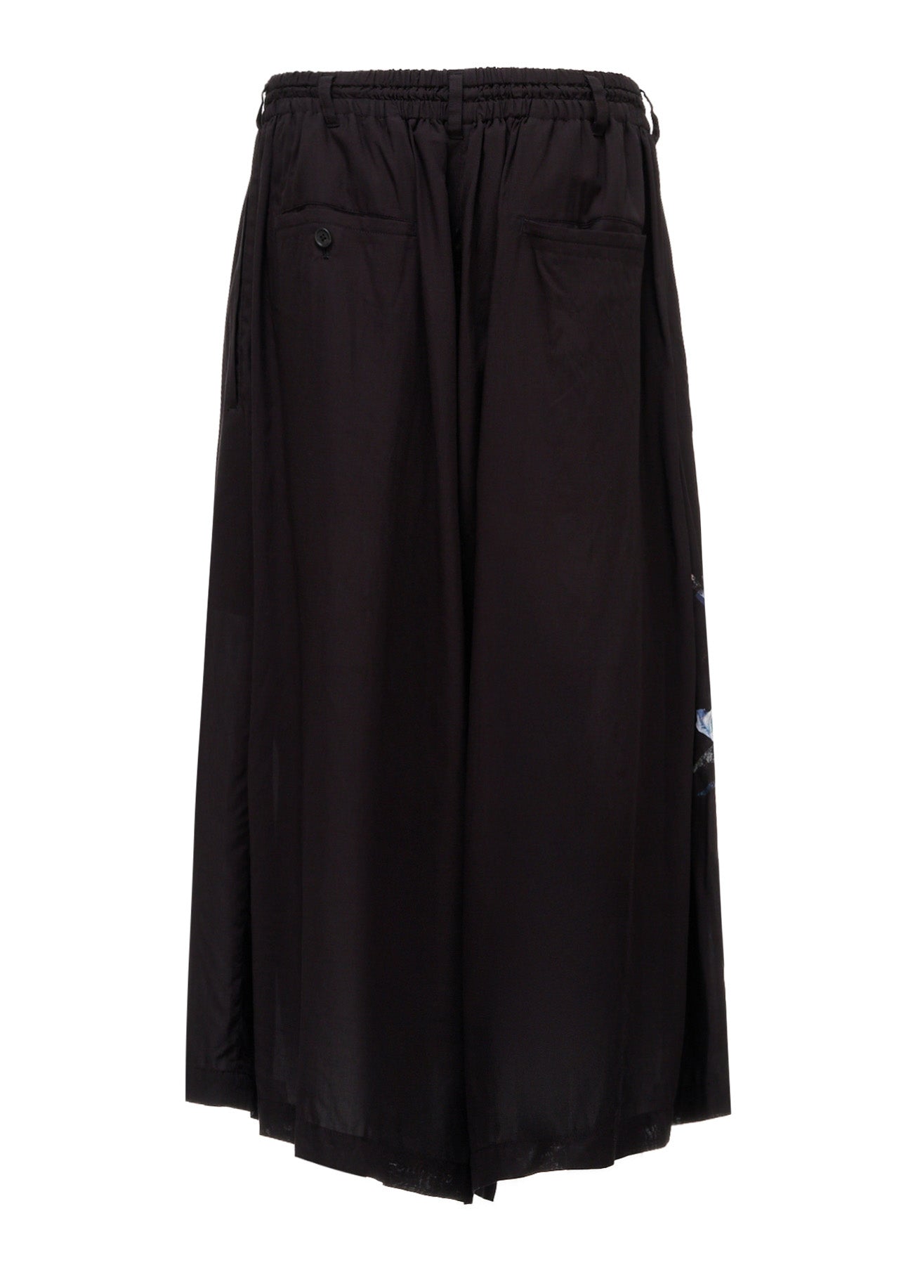 PATCHWORK FLOWER PRINT RAYON CULOTTE PANTS – THE SHOP YOHJI YAMAMOTO