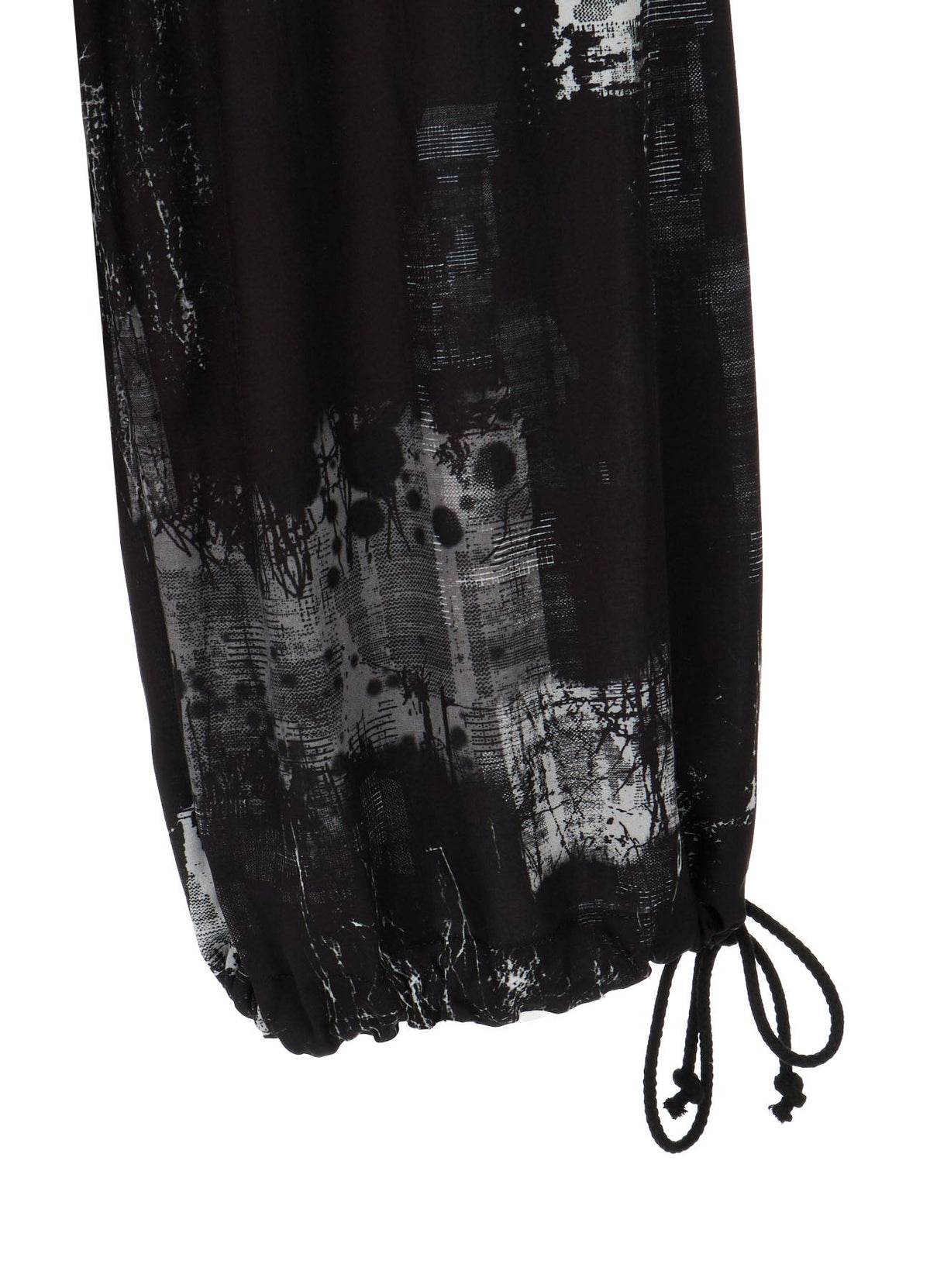 WITHERED BRANCH PRINT RAYON HAKAMA PANTS