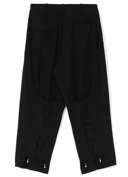 PE/RY GABARDINE STRETCH BEADED PANTS