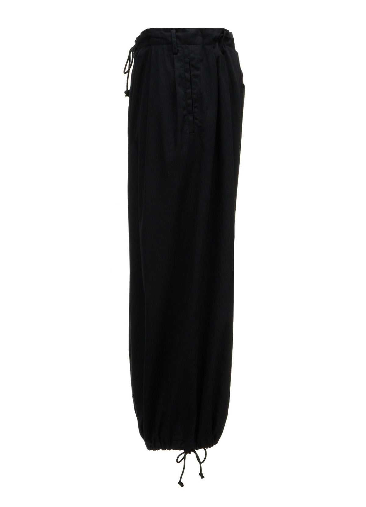 20/COTTON TWILL CROW PATCH BALLOON PANTS