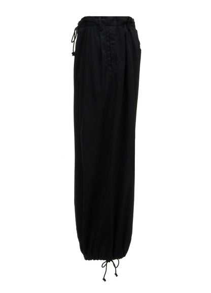 20/COTTON TWILL CROW PATCH BALLOON PANTS