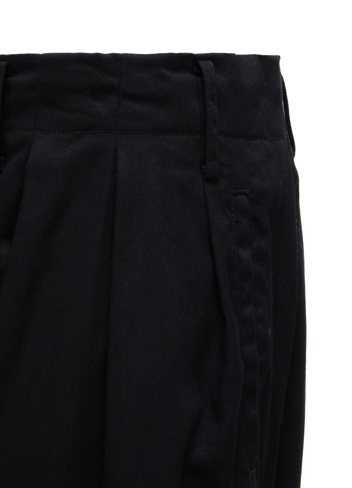 20/COTTON TWILL CROW PATCH BALLOON PANTS
