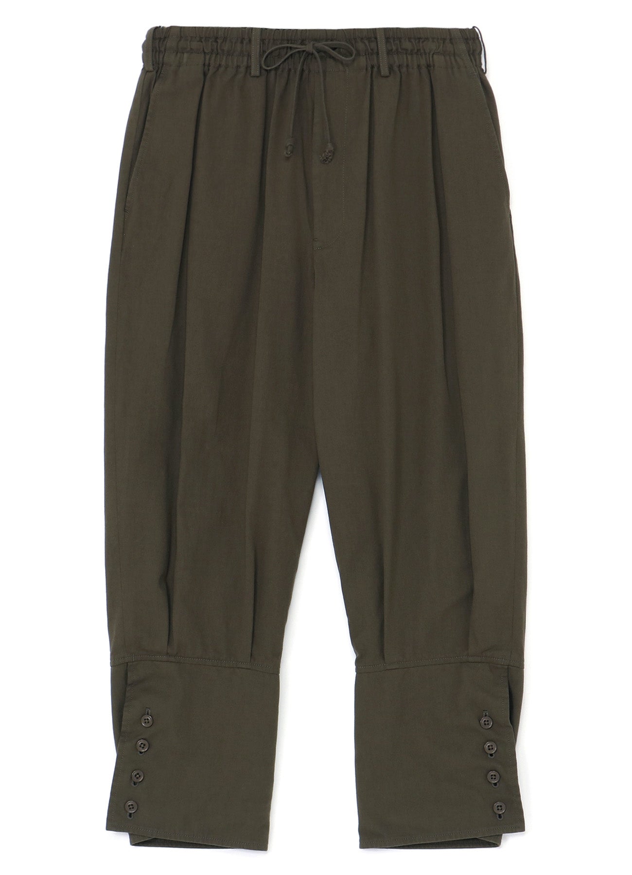 20/COTTON TWILL HEM-SWITCHING PANTS