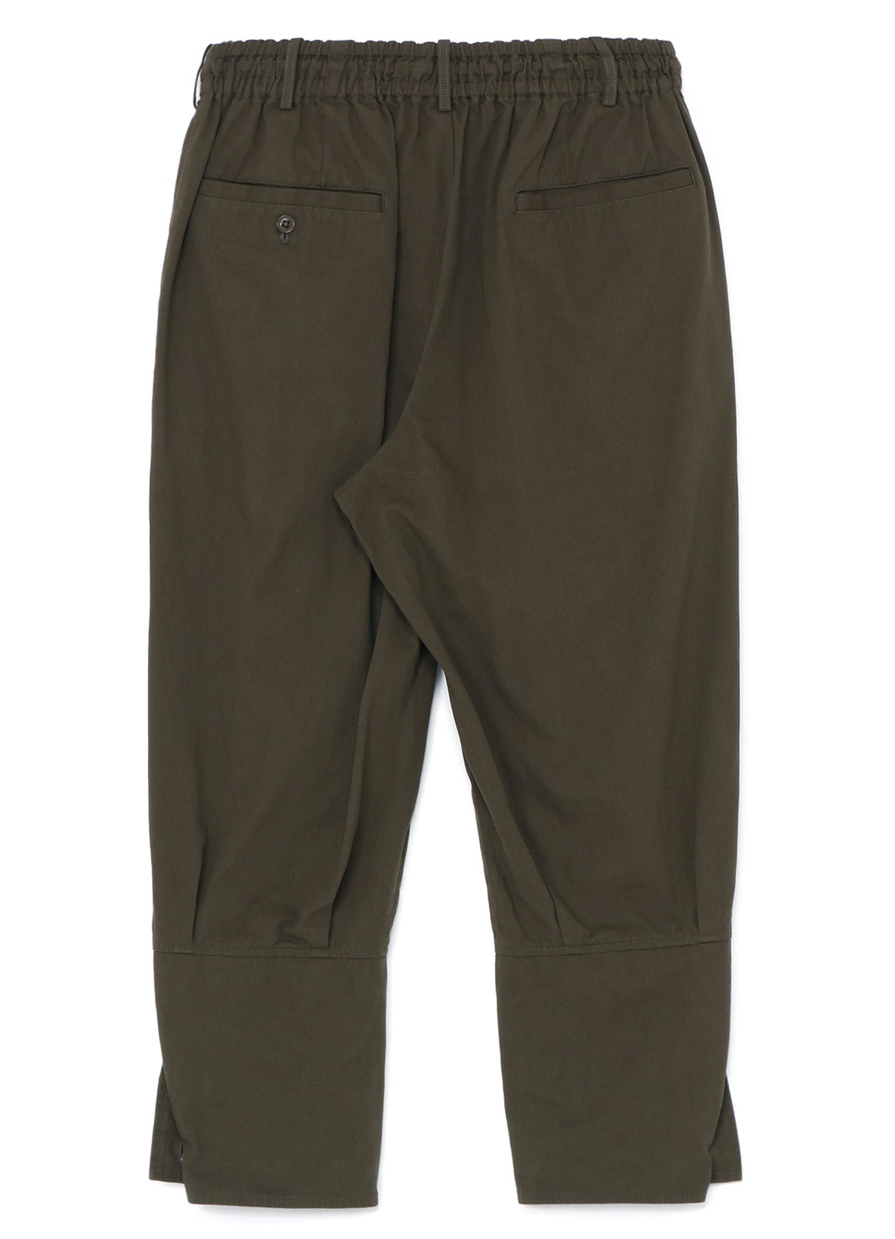 20/COTTON TWILL HEM-SWITCHING PANTS