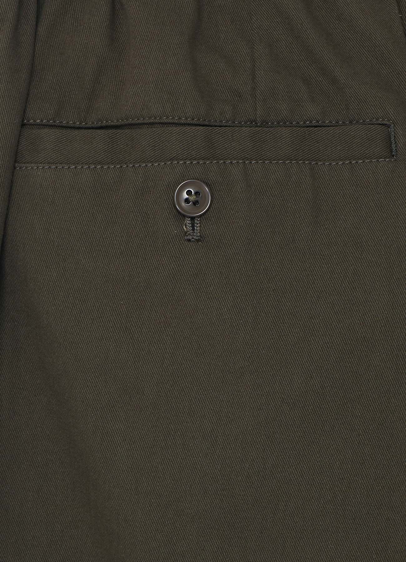 20/COTTON TWILL HEM-SWITCHING PANTS