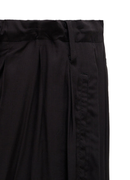 SKETCH PANSY PRINT RAYON BALLOON PANTS