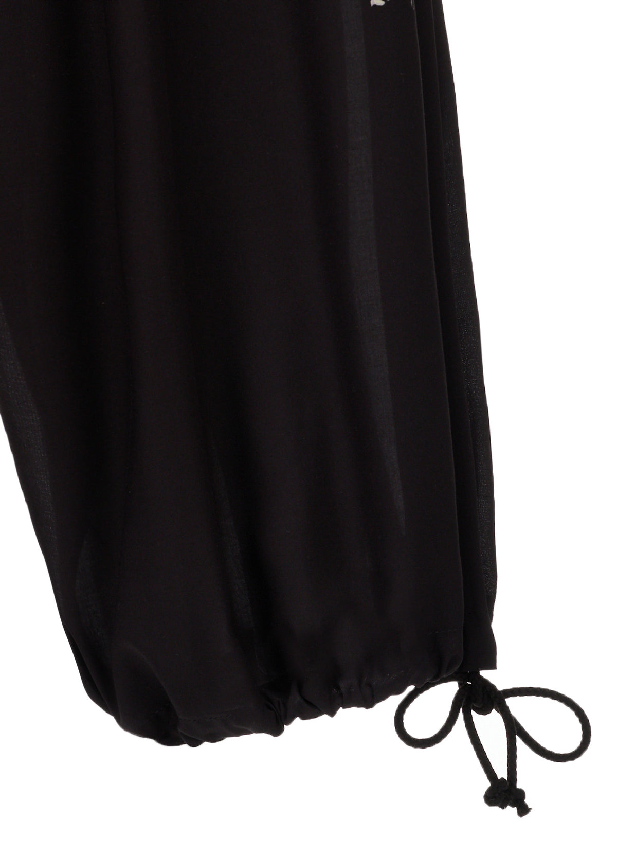 SKETCH PANSY PRINT RAYON BALLOON PANTS