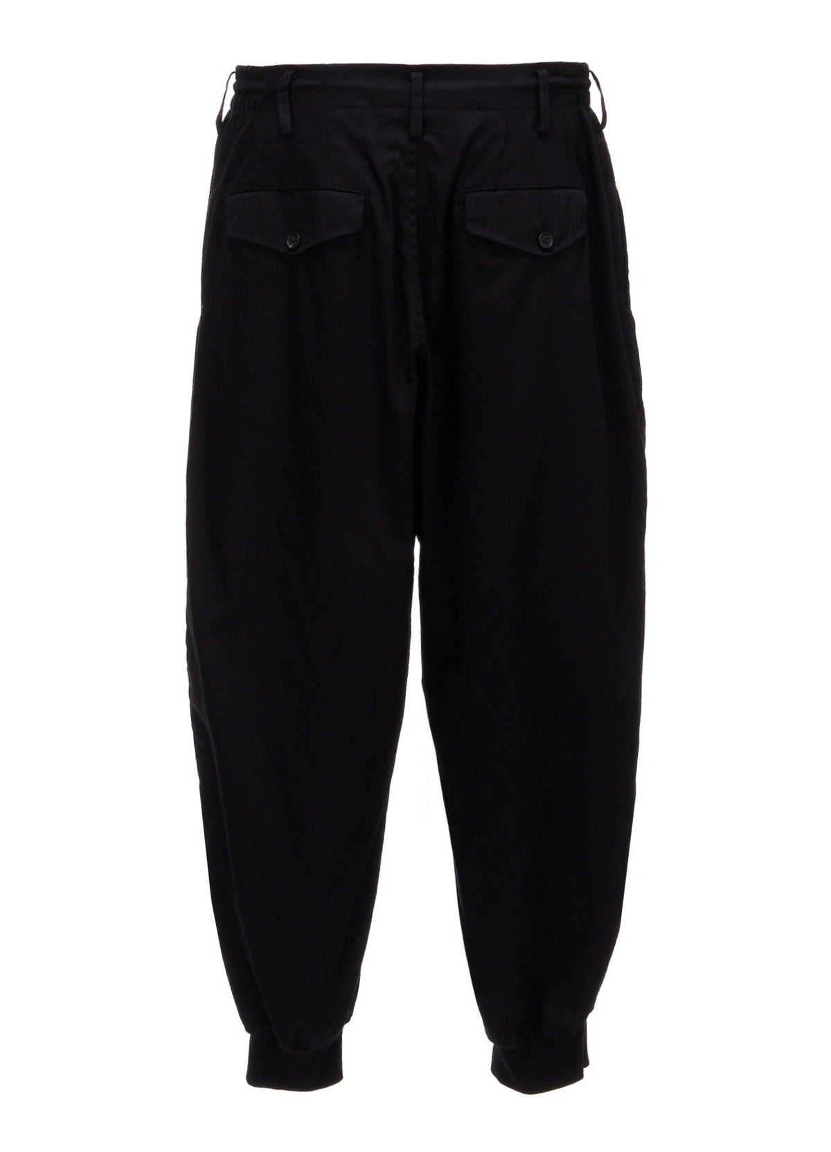 20/COTTON ELASTIC RIB-HEM PANTS