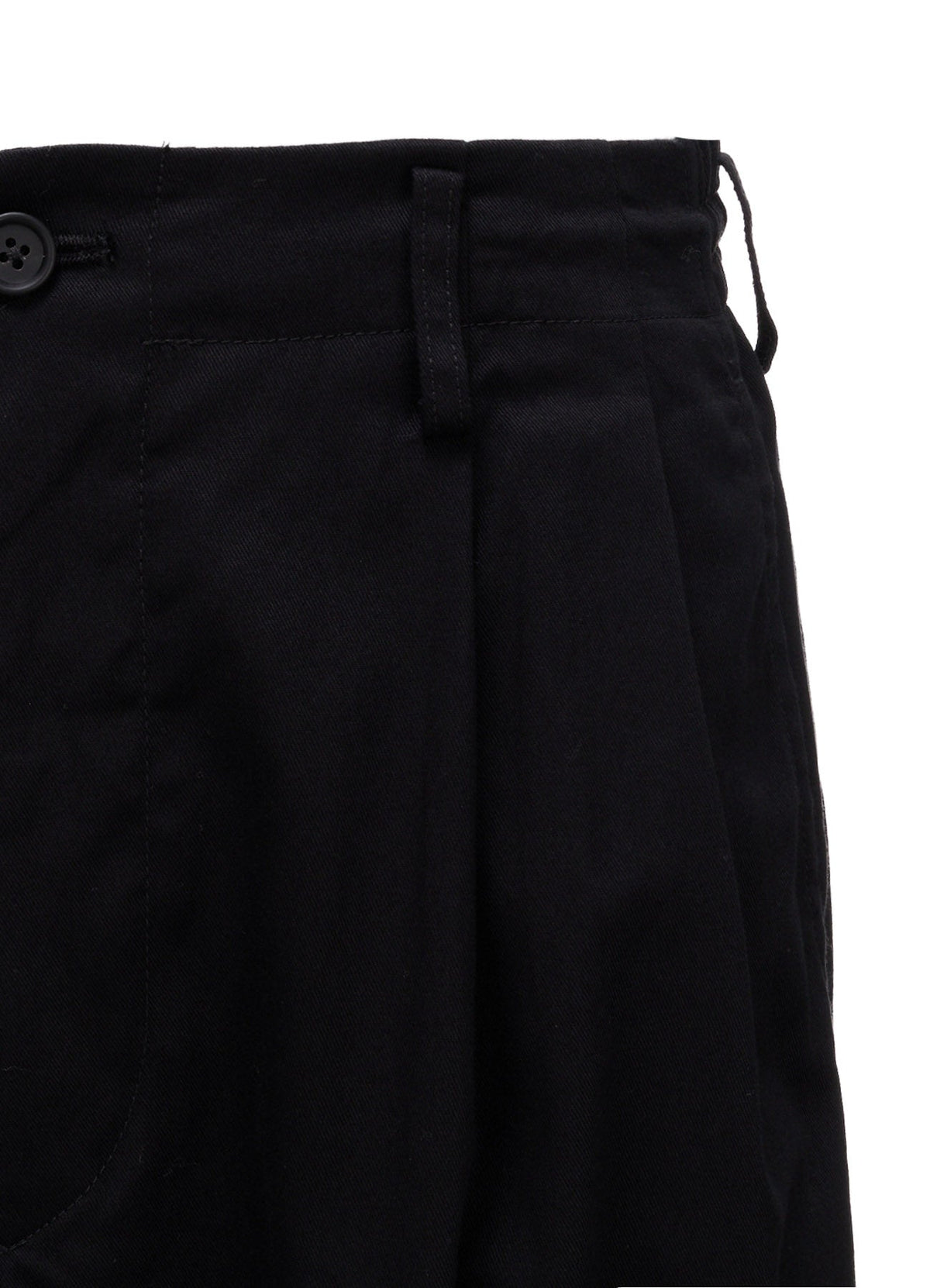 20/COTTON ELASTIC RIB-HEM PANTS