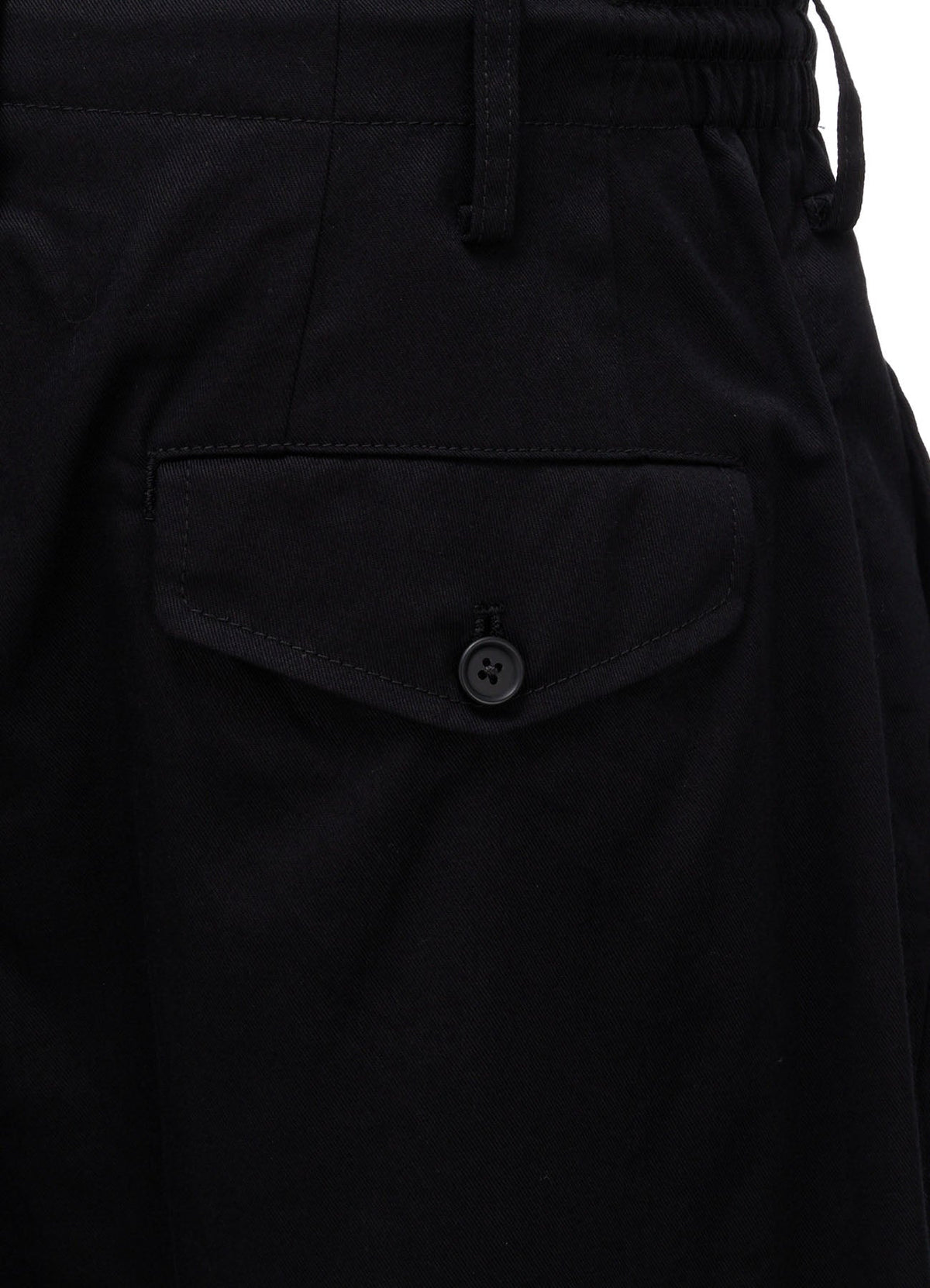 20/COTTON ELASTIC RIB-HEM PANTS