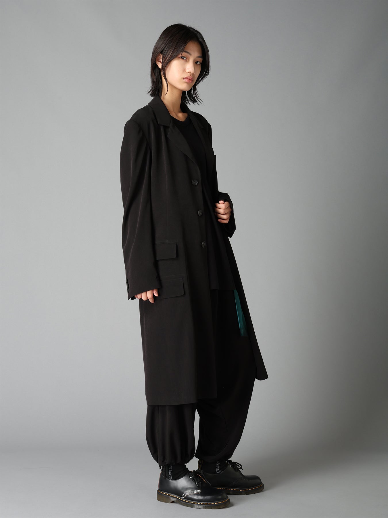 CREPE de CHINE WAIST DRAWSTRING SAROUEL PANTS