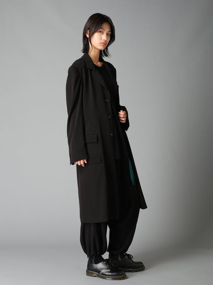 CREPE de CHINE WAIST DRAWSTRING SAROUEL PANTS