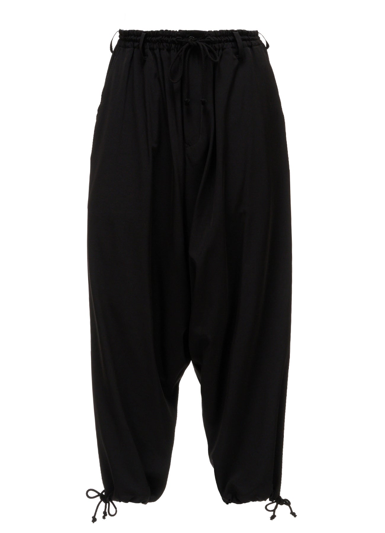 CREPE de CHINE WAIST DRAWSTRING SAROUEL PANTS
