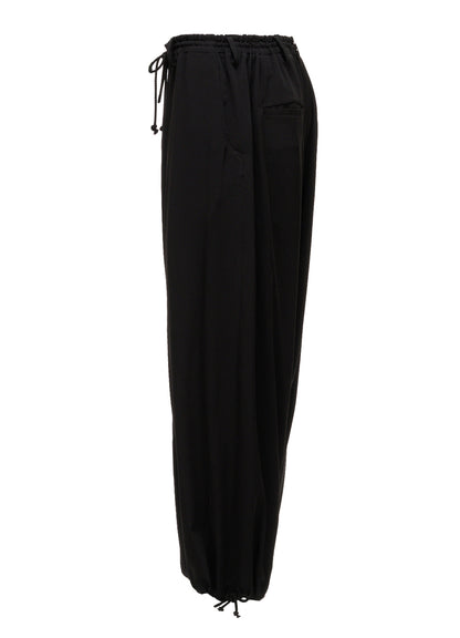 CREPE de CHINE WAIST DRAWSTRING SAROUEL PANTS