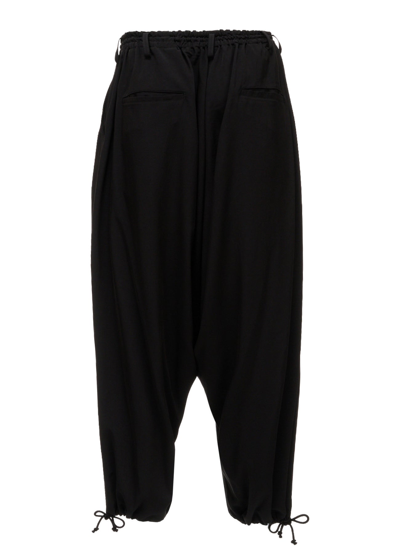 CREPE de CHINE WAIST DRAWSTRING SAROUEL PANTS