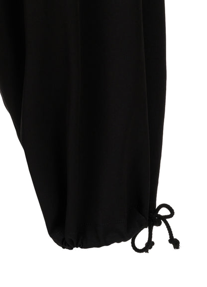 CREPE de CHINE WAIST DRAWSTRING SAROUEL PANTS