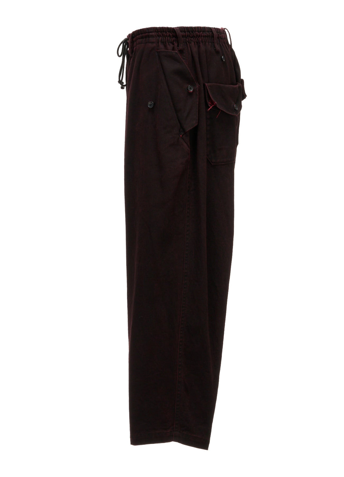 PIGMENT PRINT COTTON TWILL DOUBLE-FLAP POCKET PANTS