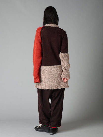 PIGMENT PRINT COTTON TWILL DOUBLE-FLAP POCKET PANTS