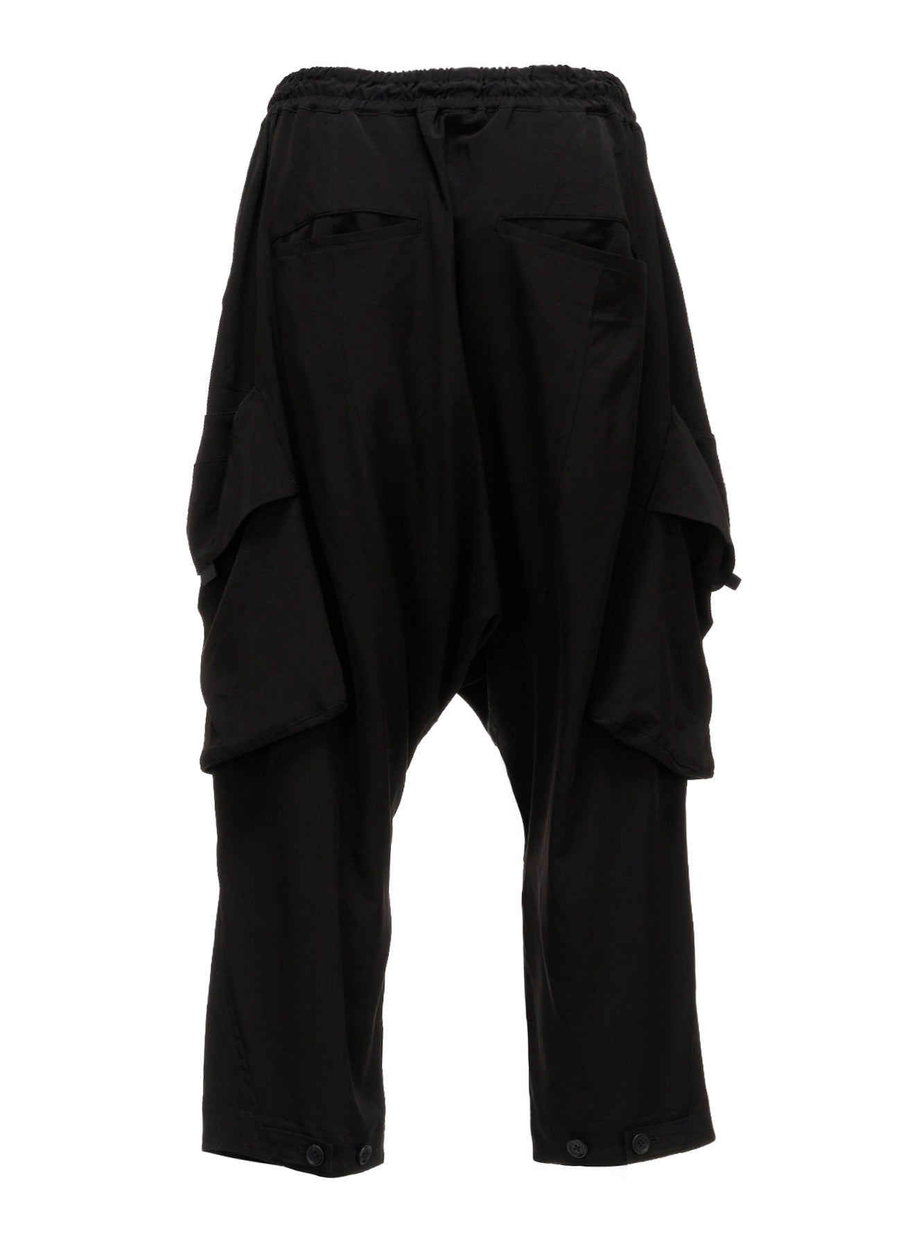 CREPE DE CHINE BIG POCKET SAROUEL PANTS