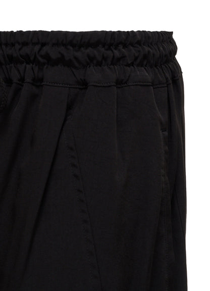 CREPE DE CHINE BIG POCKET SAROUEL PANTS