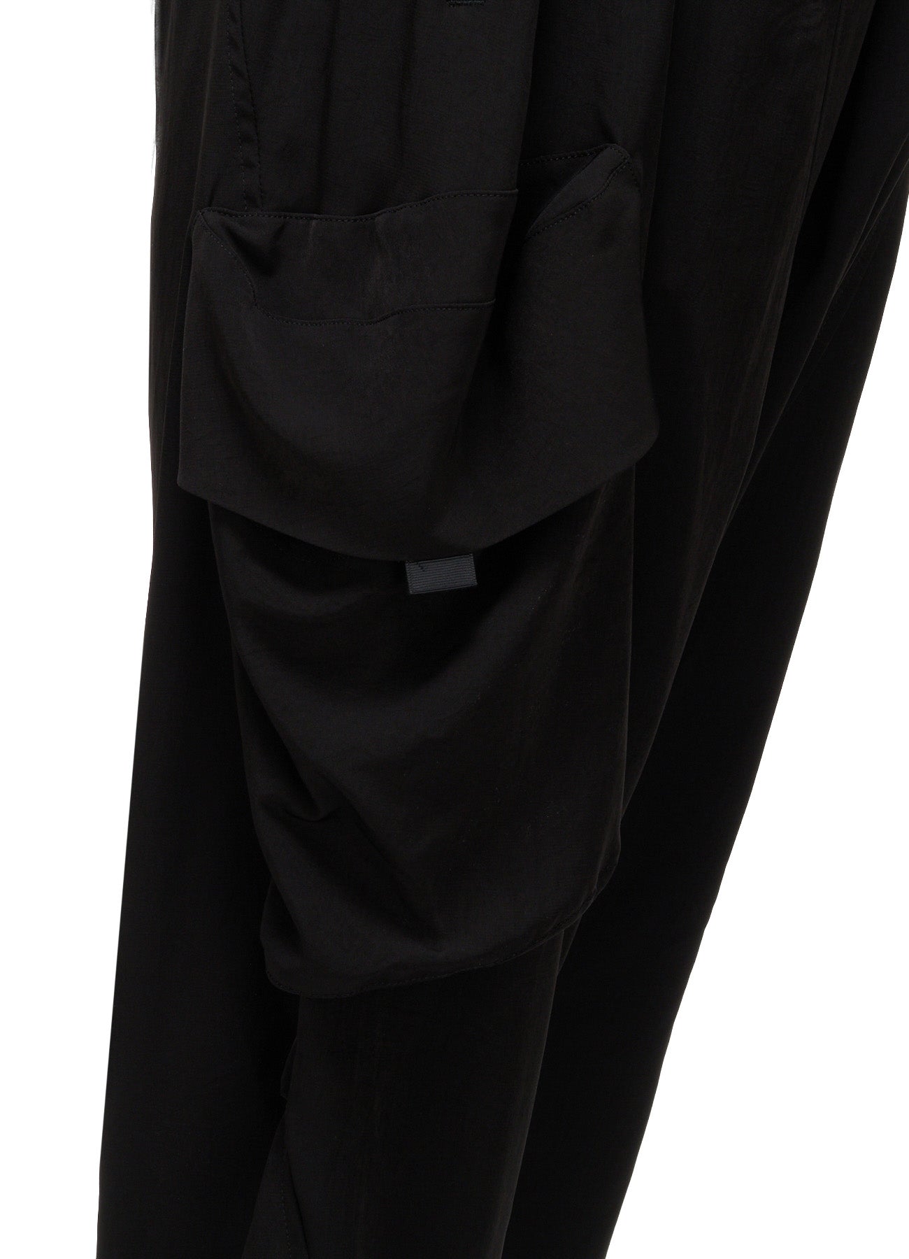 CREPE DE CHINE BIG POCKET SAROUEL PANTS
