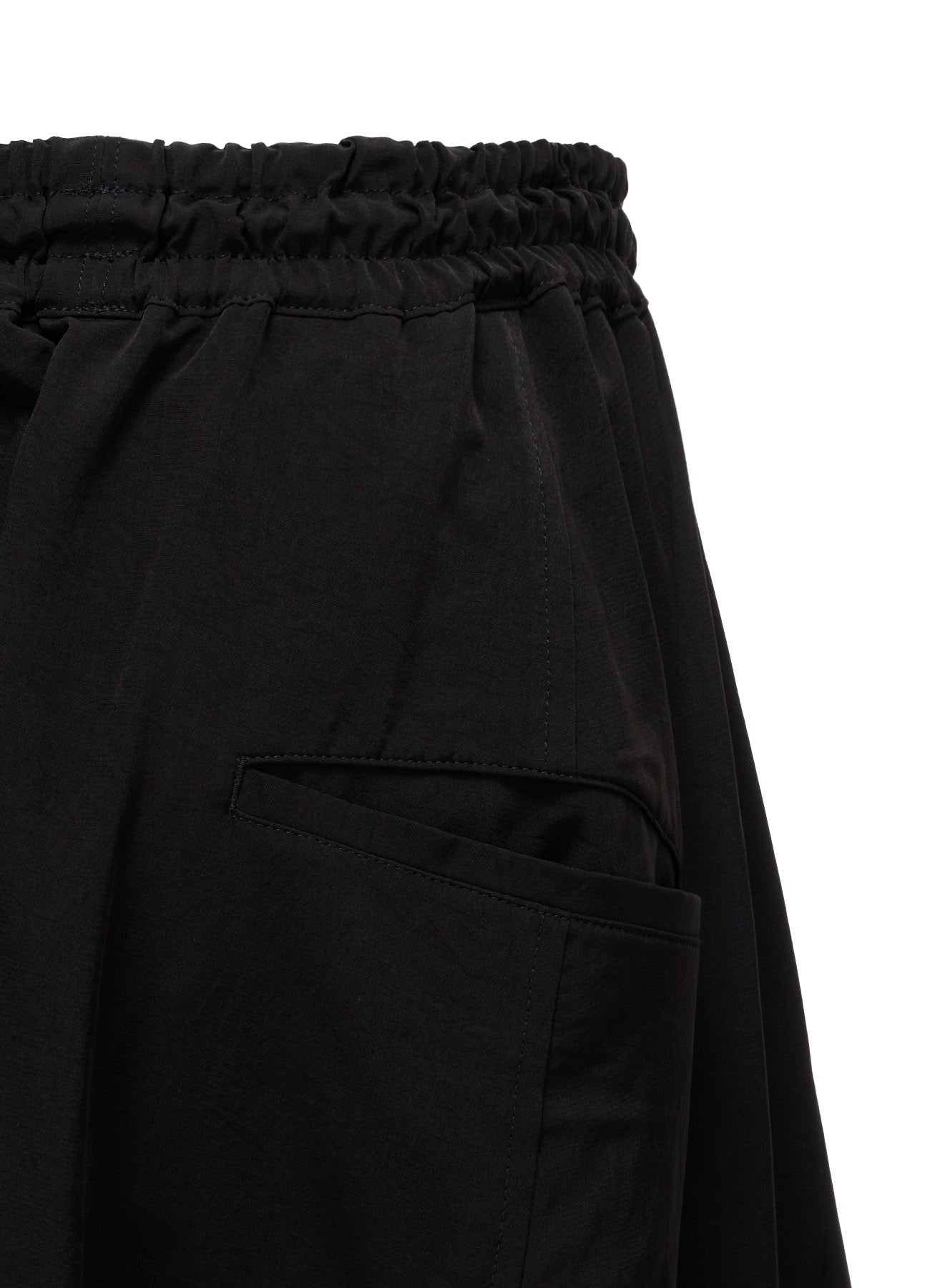 CREPE DE CHINE BIG POCKET SAROUEL PANTS