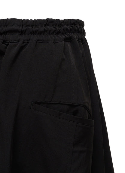 CREPE DE CHINE BIG POCKET SAROUEL PANTS
