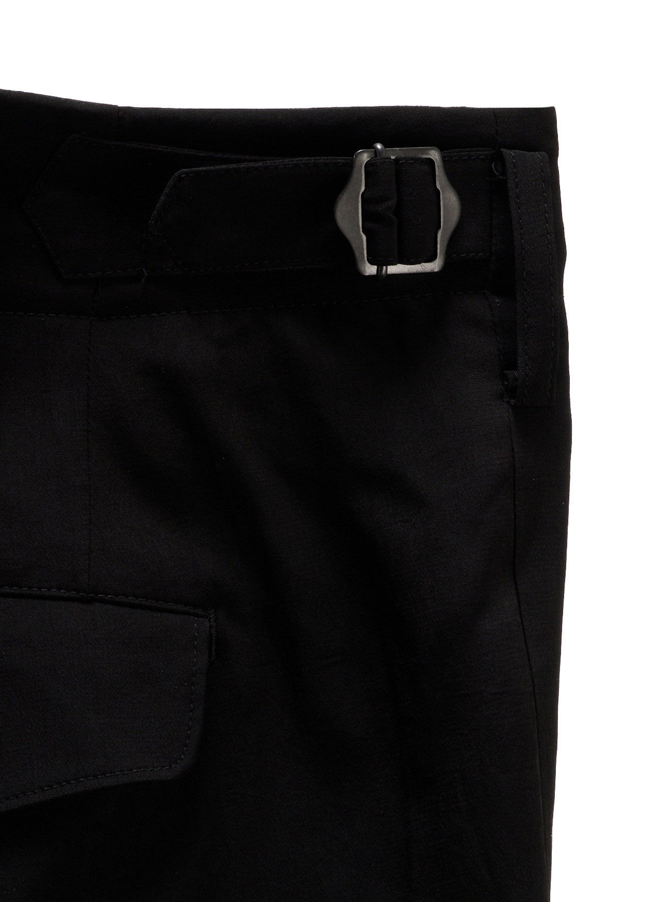 CREPE DE CHINE HIGH-BACK SUSPENDER PANTS – THE SHOP YOHJI YAMAMOTO
