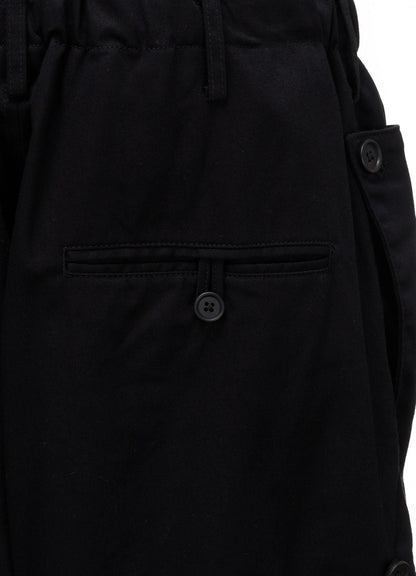 20/COTTON TWILL PANTS WITH  FOLDABLE POCKET