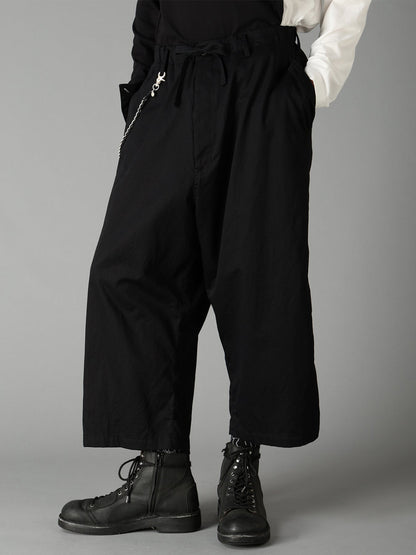 20/COTTON TWILL PANTS WITH  FOLDABLE POCKET
