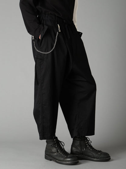 20/COTTON TWILL PANTS WITH  FOLDABLE POCKET