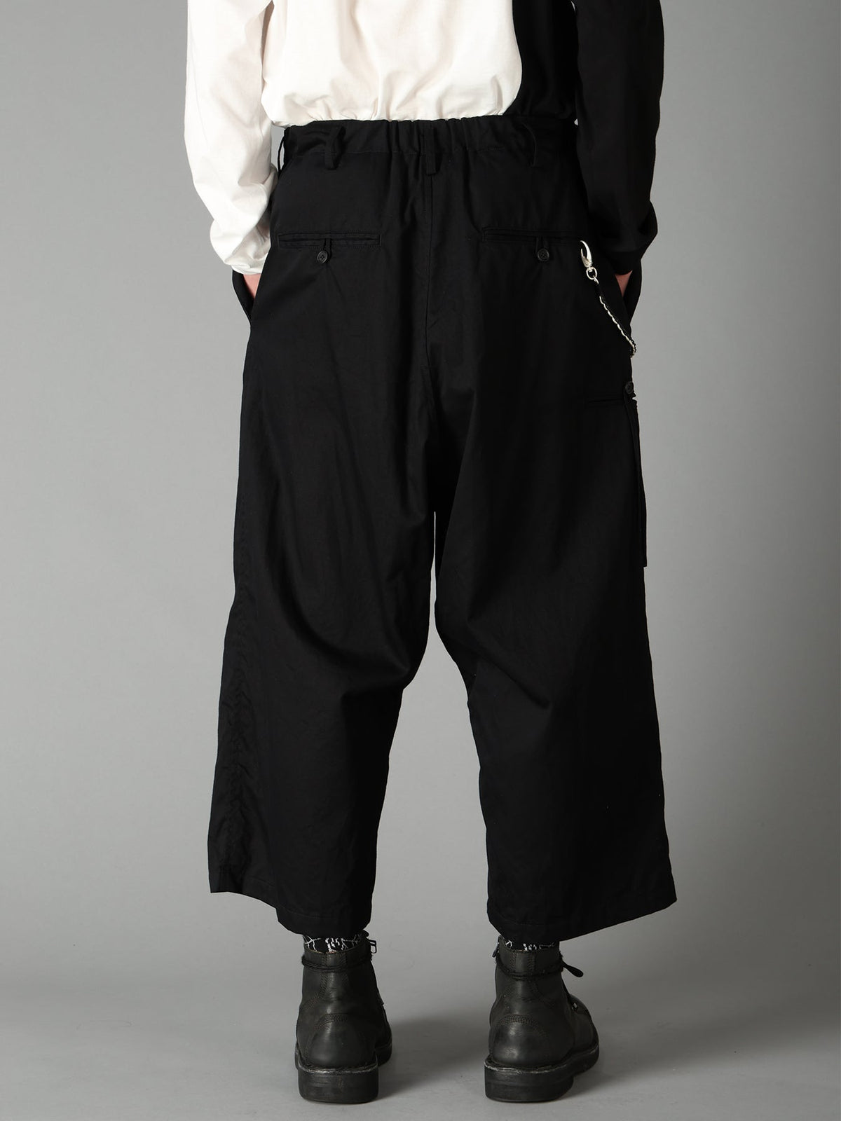 20/COTTON TWILL PANTS WITH  FOLDABLE POCKET