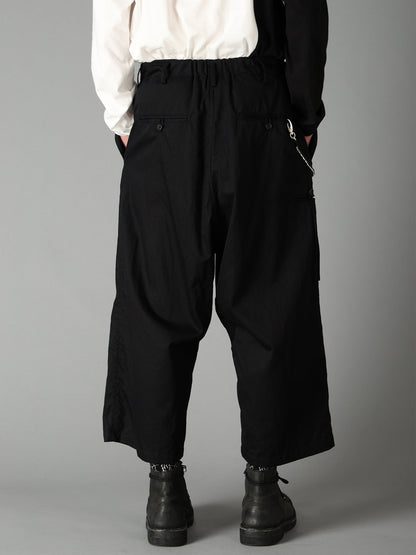 20/COTTON TWILL PANTS WITH  FOLDABLE POCKET