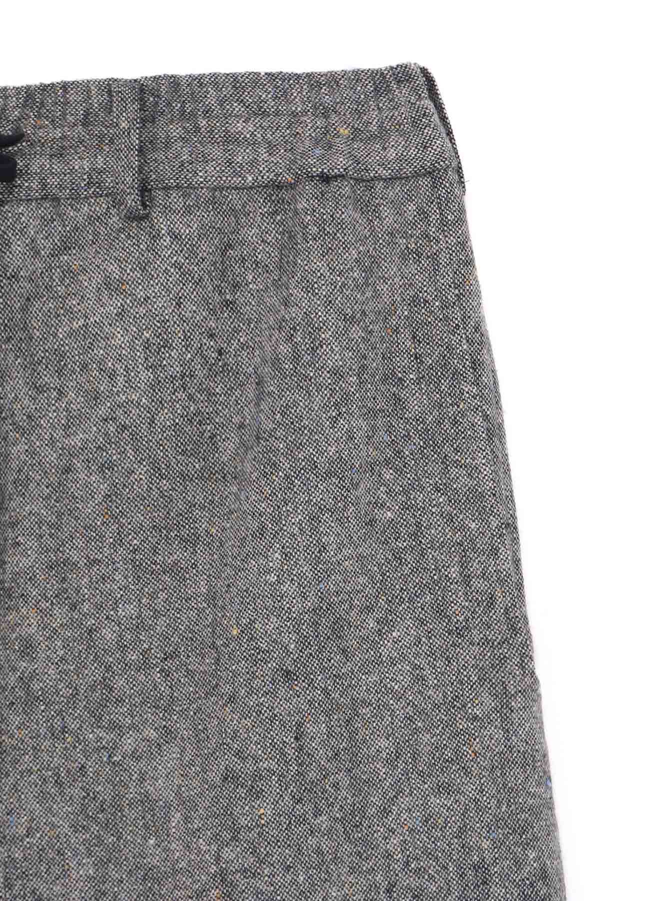 ETERMINE NEP TWEED + NORDIC PATTERN KNIT WRAP PANTS