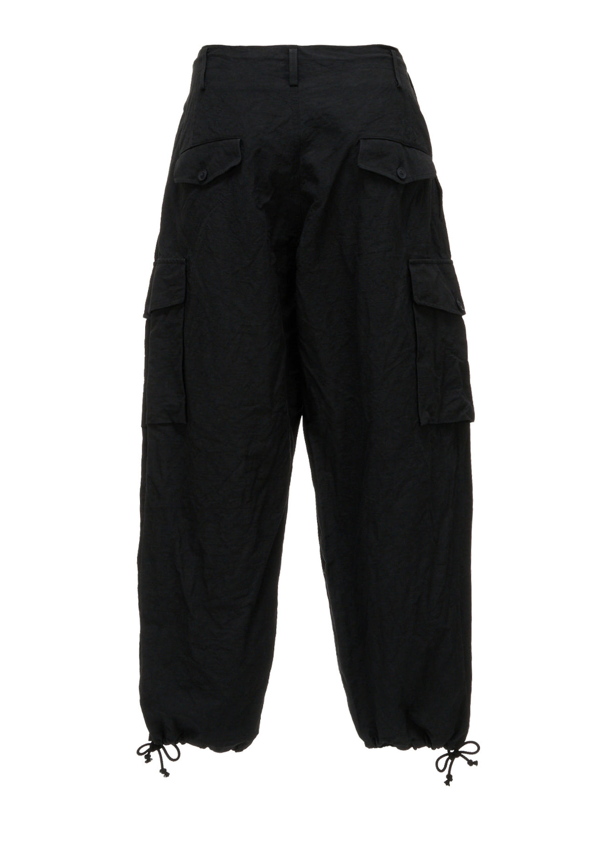 COTTON LINEN TWILL 2-TUCK CARGO PANTS