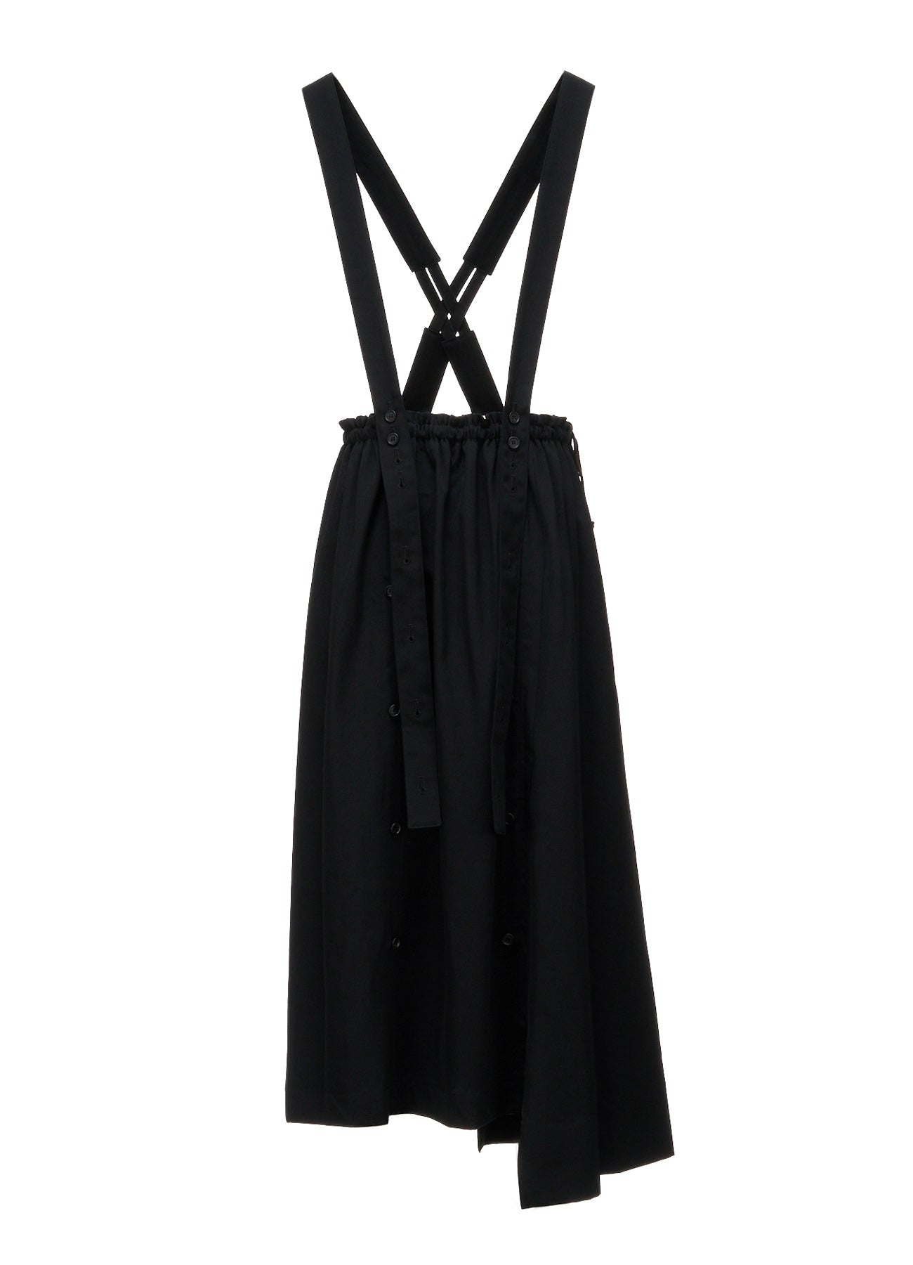 WOOL GABARDINE SUSPENDER SKIRT – THE SHOP YOHJI YAMAMOTO