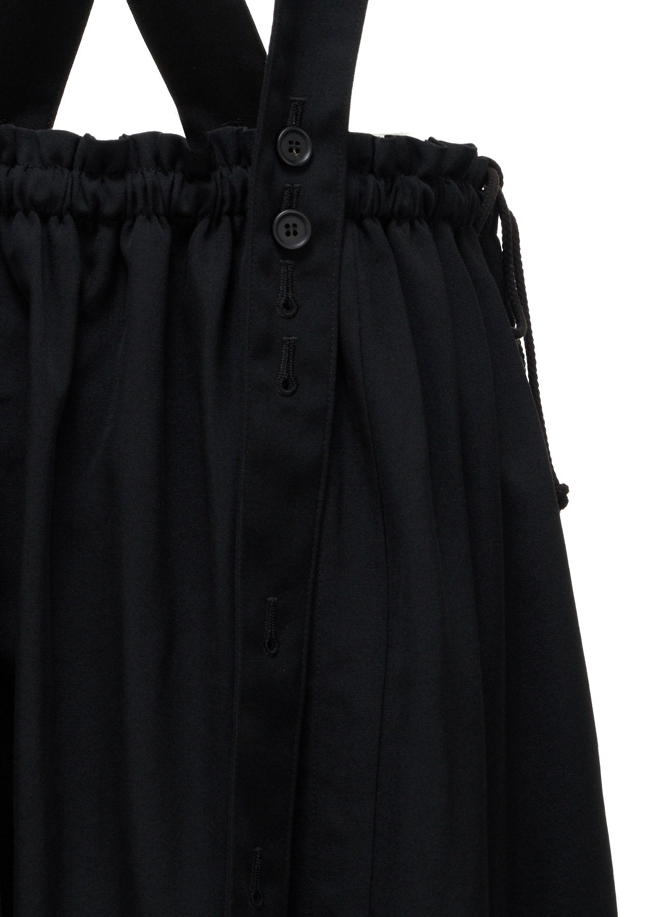 WOOL GABARDINE SUSPENDER SKIRT – THE SHOP YOHJI YAMAMOTO
