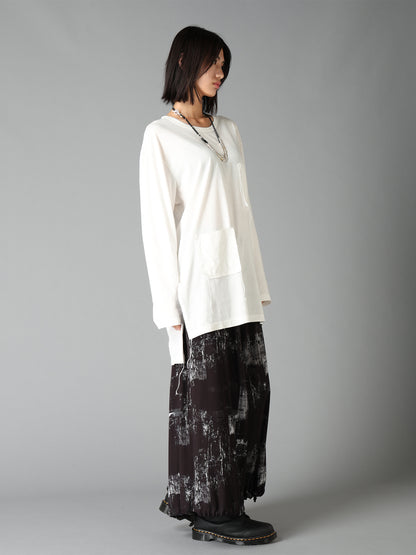 30/COTTON JERSEY T-SHIRT WITH 2 PATCH POCKETS