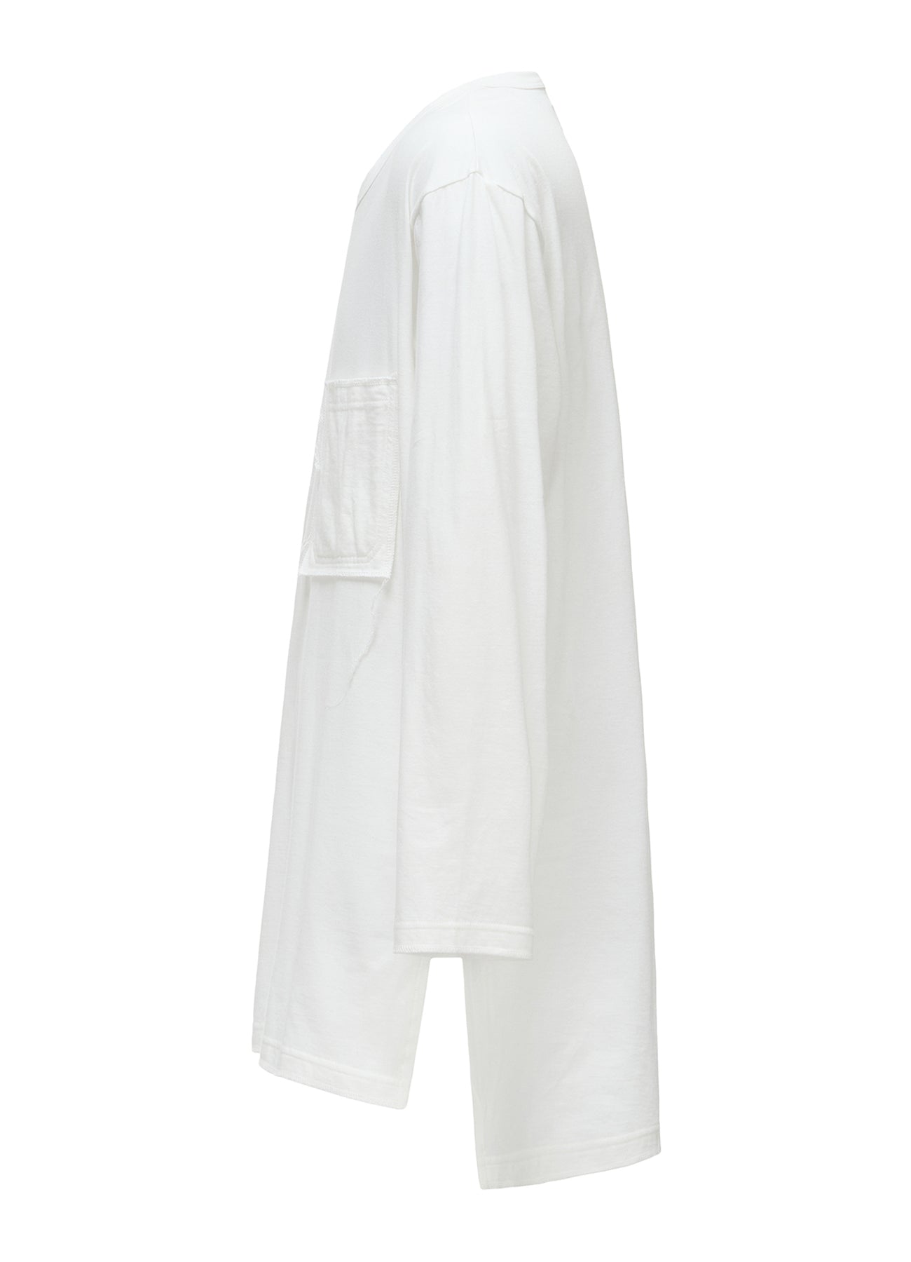 30/COTTON JERSEY T-SHIRT WITH 2 PATCH POCKETS