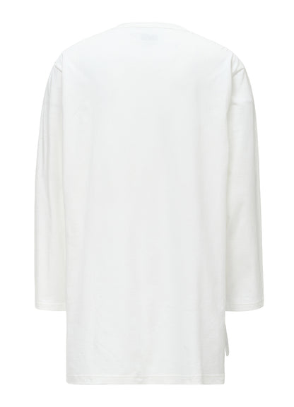 30/COTTON JERSEY T-SHIRT WITH 2 PATCH POCKETS